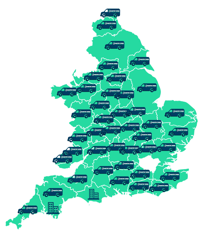 Post code areas we cover