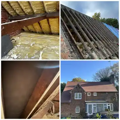 Removal & re-roof — 130m² — Spray Foam Removal project in Surrey