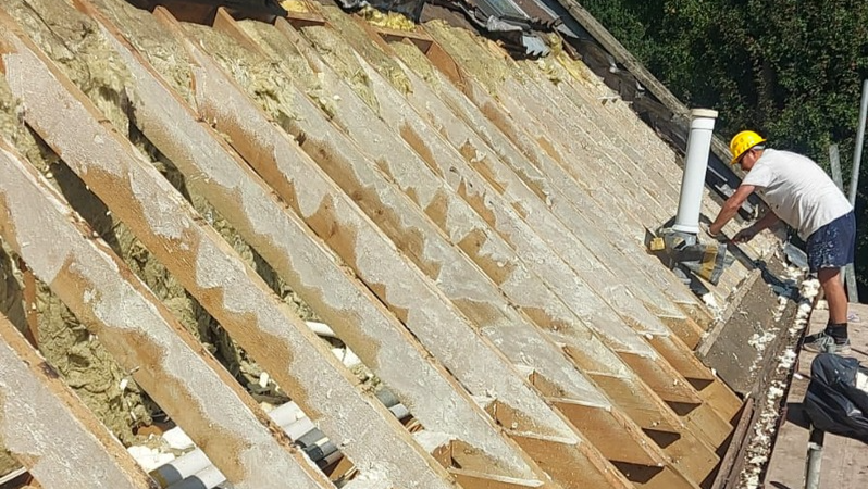 Spray Foam Roof Removal