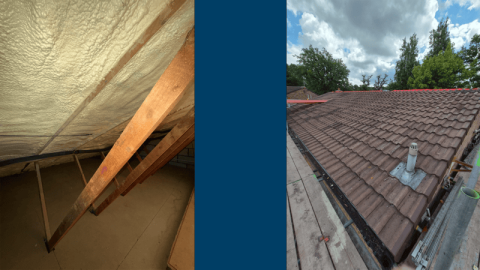 Roof Replacement and Closed Cell Spray Foam Removal – 140m²