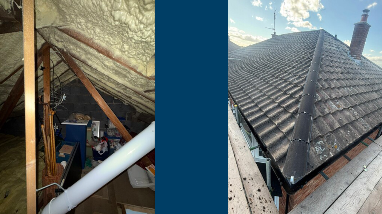 Roof Replacement and Spray Foam Removal – 130m²