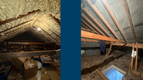 Spray Foam Removal and Loft Insulation Upgrade – 60m²