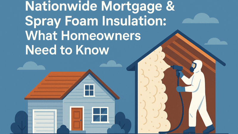 Nationwide Mortgage & Spray Foam Insulation: What Homeowners Need to Know