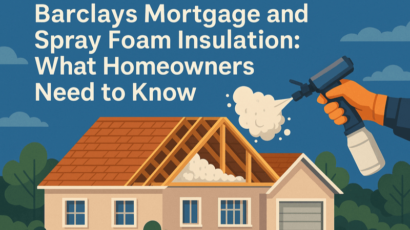 Barclays Mortgage and Spray Foam Insulation: What Homeowners Need to Know