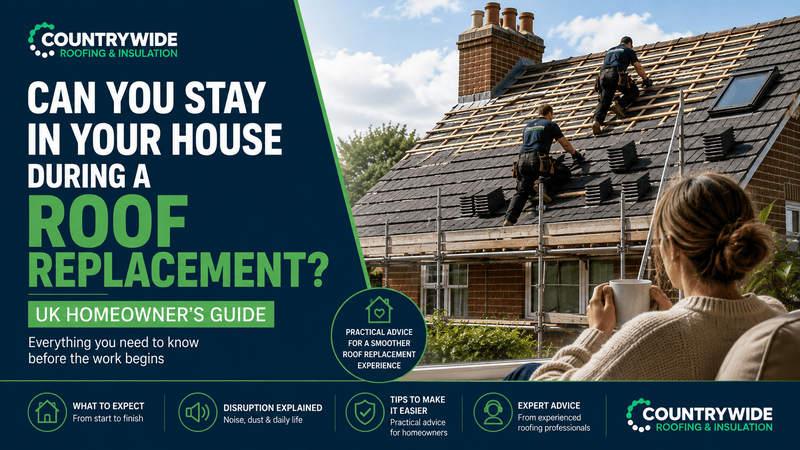 Can You Stay in Your House During a Roof Replacement?