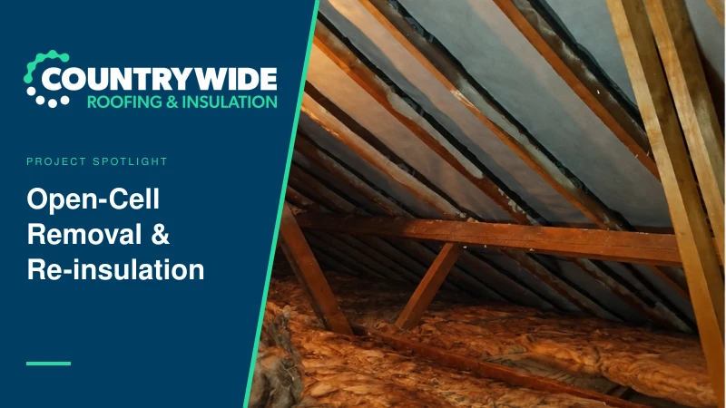 Open-Cell Spray Foam Removal and Loft Re-insulation in Guildford