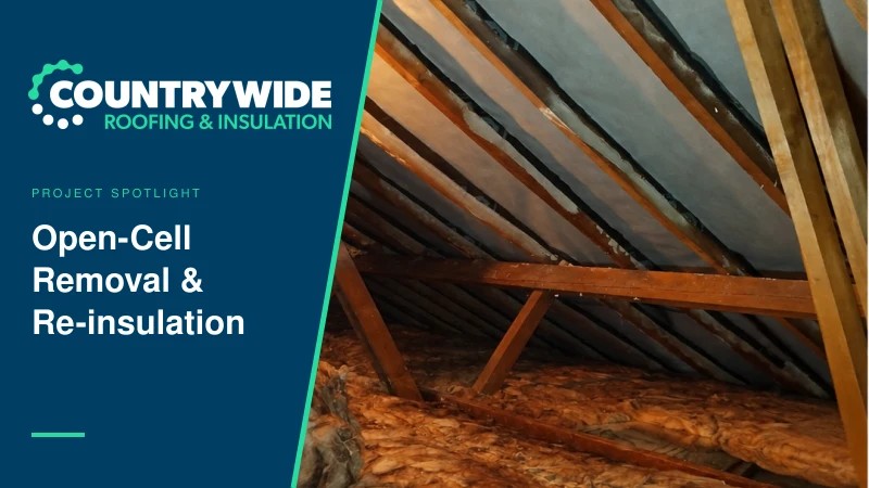 Countrywide project spotlight: open-cell spray foam removal and re-insulation in Guildford