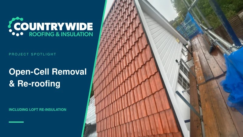 Countrywide project spotlight: open-cell spray foam removal and re-roofing in Reading