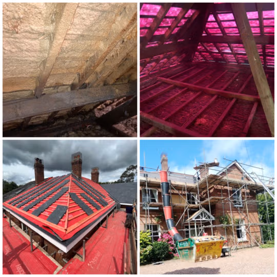 Closed-cell spray foam remediated roof