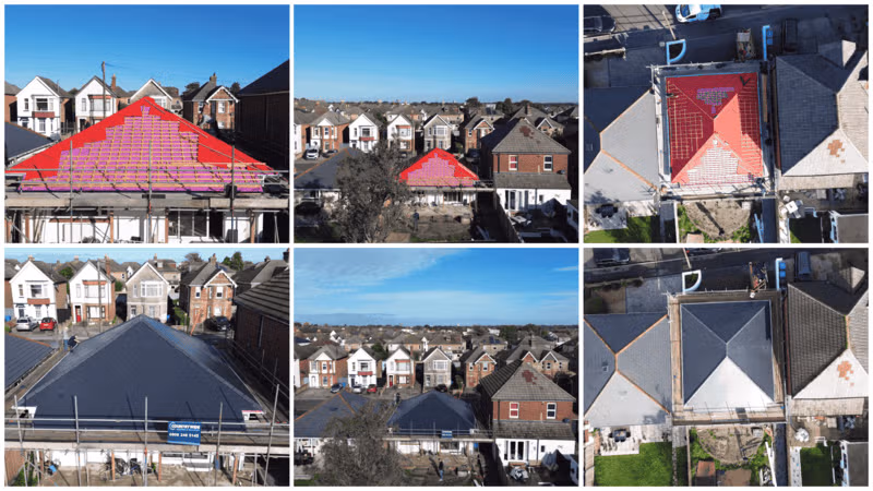Hip roof replacement — Poole