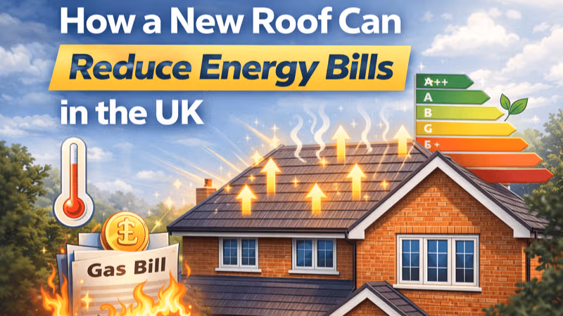 How a New Roof Can Reduce Energy Bills in the UK