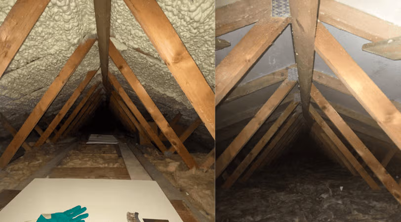 Case Study: Open-Cell Spray Foam Removal & Loft Insulation Upgrade – Ascot, Berkshire