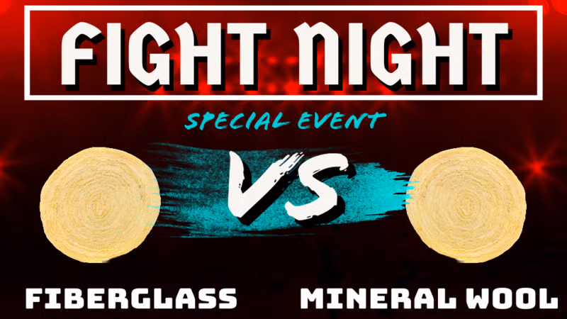 What is the difference between fibre glass and mineral wool